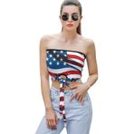 AILLOSA FLAG-165 Seksi File Tüp Üst Yaz Tube Top Tank Tops Askılı Üst Bluz
