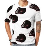 AILLOSA GFY07 Baskılı Desenli Kısa Kollu Unisex T-shirt
