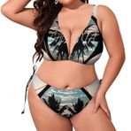 AILLOSA TH-382 Dolgulu İki Parça Büyük Beden Kadın Bikini Seti