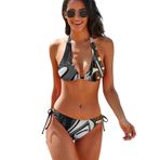 AILLOSA TH-467 İki Parçalı Çiçek Desenli Bikini Mayo Modası Kadın Bikini Seti