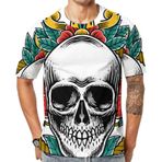 AILLOSA Th-470 Baskılı Desenli Kısa Kollu Unisex T-shirt