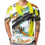 AILLOSA Th-483 Baskılı Desenli Kısa Kollu Unisex T-shirt