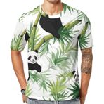 AILLOSA YH-10 Baskılı Desenli Kısa Kollu Unisex T-shirt