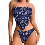 AILLOSA YH-111 Karın Kontrolü İki Parça Kadın Bikini Seti