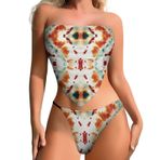 AILLOSA YH-129 Karın Kontrolü İki Parça Kadın Bikini Seti