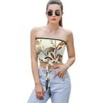 AILLOSA YH-136 Seksi File Tüp Üst Yaz Tube Top Tank Tops Askılı Üst Bluz