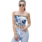 AILLOSA YH-198 Seksi File Tüp Üst Yaz Tube Top Tank Tops Askılı Üst Bluz