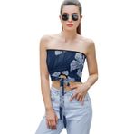 AILLOSA YH-232 Seksi File Tüp Üst Yaz Tube Top Tank Tops Askılı Üst Kadın Bluz