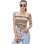 AILLOSA YH-254 Seksi File Tüp Üst Yaz Tube Top Tank Tops Askılı Üst Kadın Bluz
