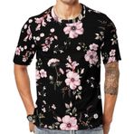 AILLOSA YH-272 Baskılı Desenli Kısa Kollu Unisex T-shirt
