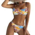 AILLOSA YH-424 Mayo Modası Kadın Bikini Seti