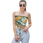 AILLOSA YH-597 Seksi File Tüp Üst Yaz Tube Top Tank Tops Kadın Askılı Üst Bluz