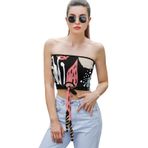 AILLOSA YH-683 Seksi File Tüp Üst Yaz Tube Top Tank Tops Kadın Askılı Üst Bluz