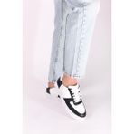 Air Force V2 Hakki Deri Kadın Günlük Spor Ayakkabı RS-8003SIYAH-BYZ - (DipCamo)Charcoal-White