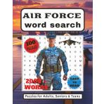 Air Force Word Search for Adults: Large Print Military Puzzle Book: 100 Challenging Air Force-Themed Puzzles | Over 2,000 Words | Fun Brain Games for Veterans, Pilots, and Military Enthusiasts