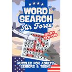 Air Force Word Search: Word Searches with Easy to Read Print about Air Force, Planes, Military and More | 6x9 inches, 110 pages | 50+ Puzzles ... Gift for Vacations, Holidays and Free Times