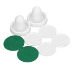 Air Hokey Pusher aksesuarı, Air Hockey Puck sağlam 8 adet, oyun masaları için uzun süreli oyun deneyimini iyileştirin (Tip A)