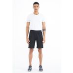 Air Jones 81239 Siyah Fermuar Cepli Bağcıklı Standart Kalıp Erkek Şort