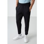 Air Jones 84952 Siyah Bağcıklı Fermuar Cepli Jogger Erkek Eşofman