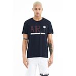Air Jones 88209 Lacivert Yazı Baskılı O Yaka Standart Kalıp Erkek T-shirt