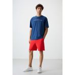 Air Jones Fiesta Pamuklu Kalın Yumuşak Dokulu Comfort Fit Basic Erkek Şort - 81274 - 2XL
