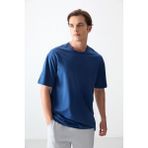 AIR JONES Parlament Pamuklu Kalın Yumuşak Dokulu Oversize Fit Basic Erkek T- Shirt - 88377
