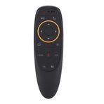 Air Mause Kablosuz Mini Klavye, 2.4G Kablosuz Ses Airmouse Airmaus Uzaktan Kumandalı Klavye, Taşınabilir Air Mouse Klavye Jiroskoplu Uzaktan Kumanda TV / Set Üstü Kutu / PC Siyah