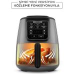 Air Pro Cook Köz Xl Airfryer, Uzay Grisi, 4 Kişilik, Sağlıklı Pişirme - Ahşap