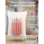 Air Pro Pack 27X30 cm 100 Adet Sütunlu Koruyucu Havalı Kargo Poşeti Airbag/airbed/şişirilebilir Ambalaj - 27 x 30 cm