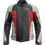 Air Racing Motosiklet Montu 4 Mevsim Motorcu Touring Mont Siyah-Açık Gri