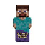 Air-Val Minecraft Steve Duş Jeli & Şampuan 2D 400 ml