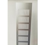 air vent 8x50cm Aluminyum Havalandırma Menfezi 80 X 500mm, Gümüş