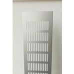air vent Aluminyum Havalandırma Menfezi 100*400mm Oval Delikli, Mat Eloksal