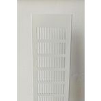 air vent Aluminyum Havalandırma Menfezi 100*500mm Oval Delikli Beyaz