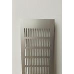 air vent Aluminyum Havalandırma Menfezi 120*500mm Oval Delikli, Mat Eloksal