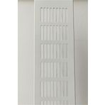 air vent Aluminyum Havalandırma Menfezi 80*500mm Oval Delikli , Beyaz 80500BYZ