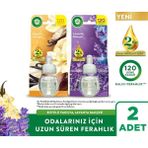 Air Wick Elektrikli Oda Kokusu Yedek Şişe 2x19ml Büyülü Vanilya ve Lavanta Bahçesi Uzun Süreli Ferahlama