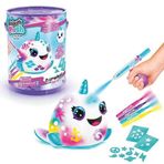 Airbrush Plush Sürpriz Squishy Paint Bucket 87794 Narwhal