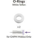 Airbrush Premium Mobius Için Sadece Beyaz O-Ringler - 0,2 mm