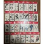 Airbrush Tattoo 30 Adet Birden Minimal Yapıştırma Geçici Dövme Seti Seri3 - Renkli