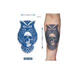 Airbrush Tattoo Baykuş 18X11 Cm Yarı Kalıcı Hayalet Geçici Dövme Yapıştırma Dövme