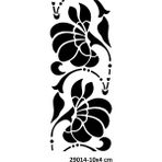 Airbrush Tattoo Çiçek Desenleri Stencil Süsleme ve Boyama Kalıbı