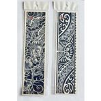 Airbrush Tattoo Dragon 3 Hafta Kalıcı 2 Adet Kol Bacak için Şerit Geçici Dövme Seti