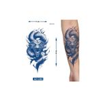 Airbrush Tattoo Dragon Saldırısı 1 Ay Kalıcı Geçici Dövme Yapıştırma Dövme