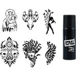 Airbrush Tattoo Felsefe ve Mitoloji Spray Tattoo Ile Geçici Dövme Yapma Seti