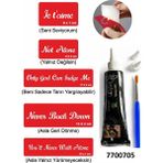 Airbrush Tattoo Hint Kınası ve Şablonla Geçici Dövme Yapma Seti Set 11 - 000-Siyah