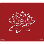 Airbrush Tattoo Lotus Çiçeği Yapışkanlı Stencil Süsleme ve Boyama Kalıbı