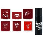 Airbrush Tattoo Melek Modelleri Spray Tattoo Geçici Sprey Dövme Seti