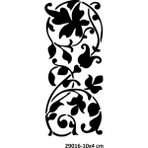 Airbrush Tattoo Sarmal Çiçek Desenleri Stencil Süsleme ve Boyama Kalıbı