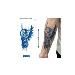 Airbrush Tattoo Savaşçı Kadın 1 Ay Kalıcı Geçici Dövme Yapıştırma Dövme